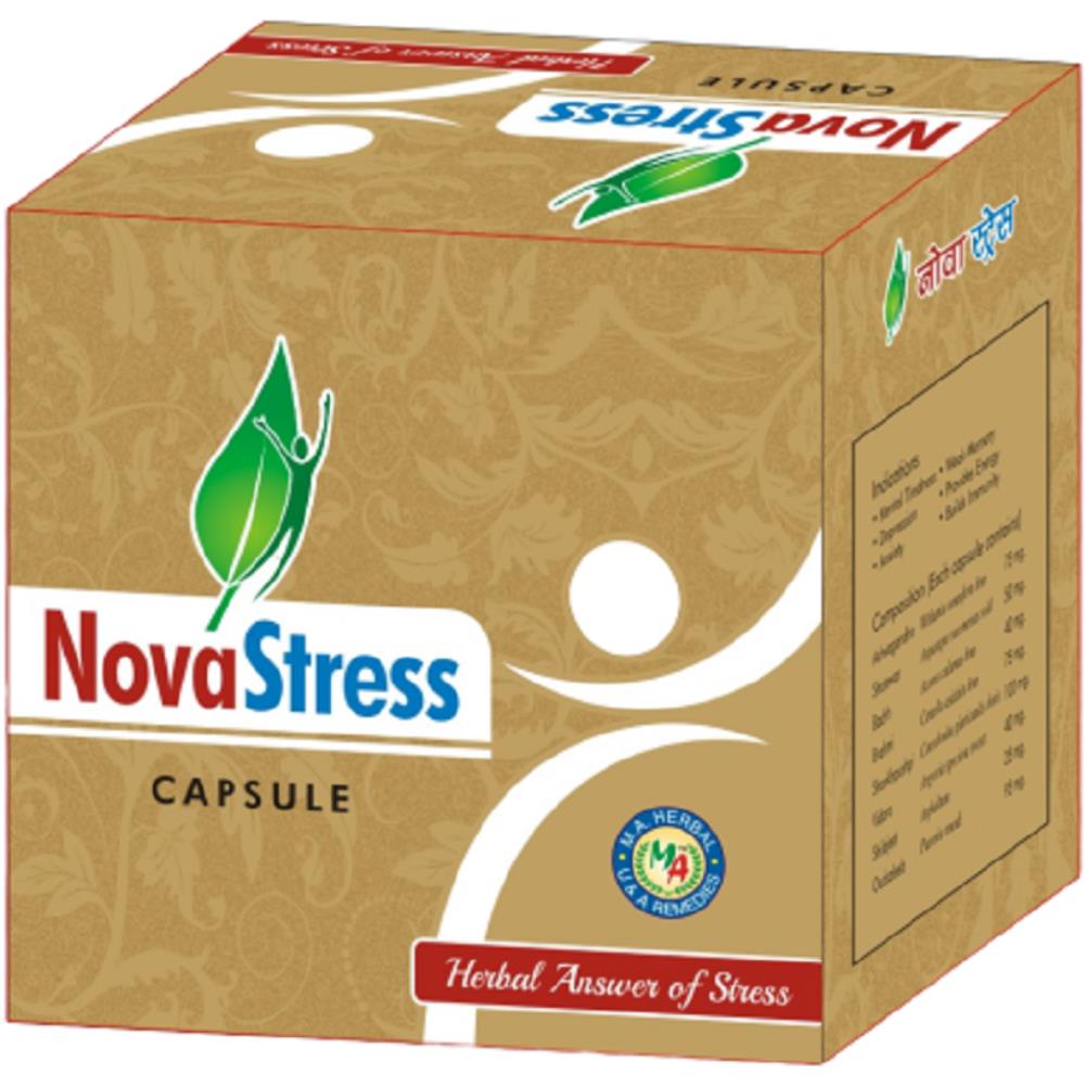 M A Herbal Novastress Capsule (10caps, Pack of 2)
