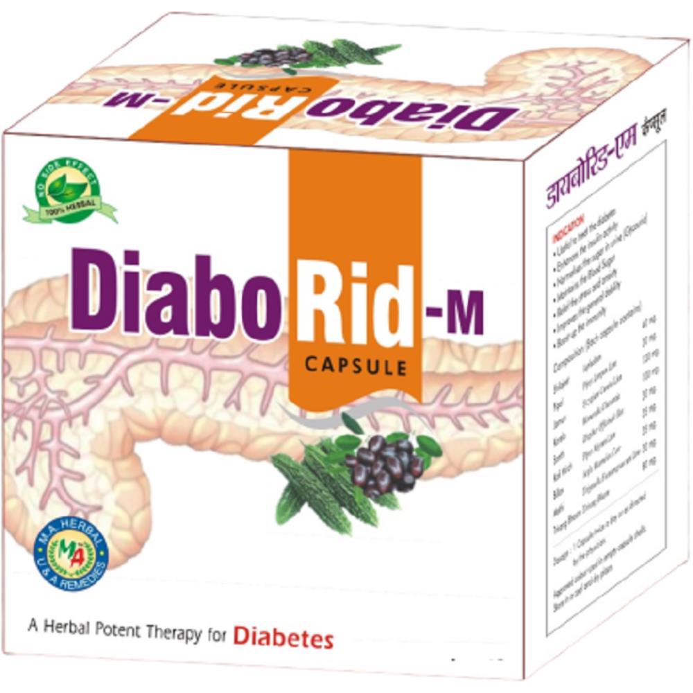 M A Herbal Diaborid-M Capsule (10caps, Pack of 3)