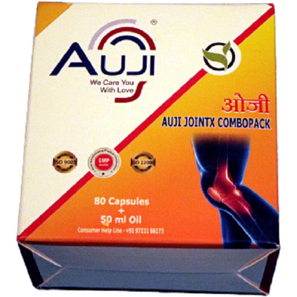 Auji Jointx Combo Pack(80 Cap) & (50 Ml) Oil (1Pack)