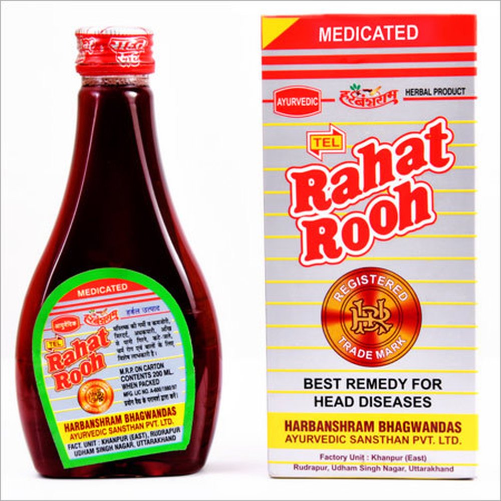 Harbanshram Ayurved Rahat Rooh Oil (200ml)