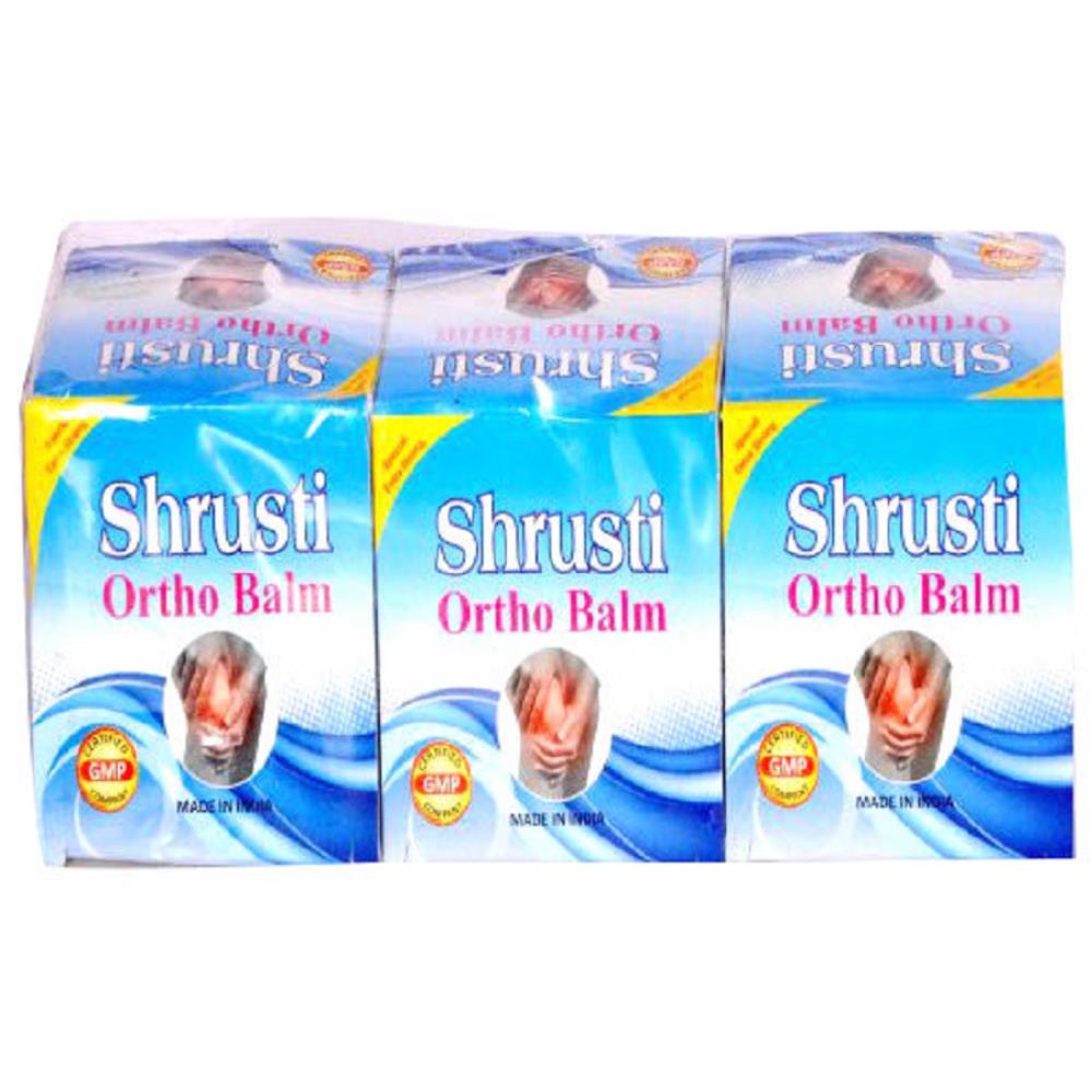 Shrusti Ortho Pain Relief Balm (120g, Pack of 3)