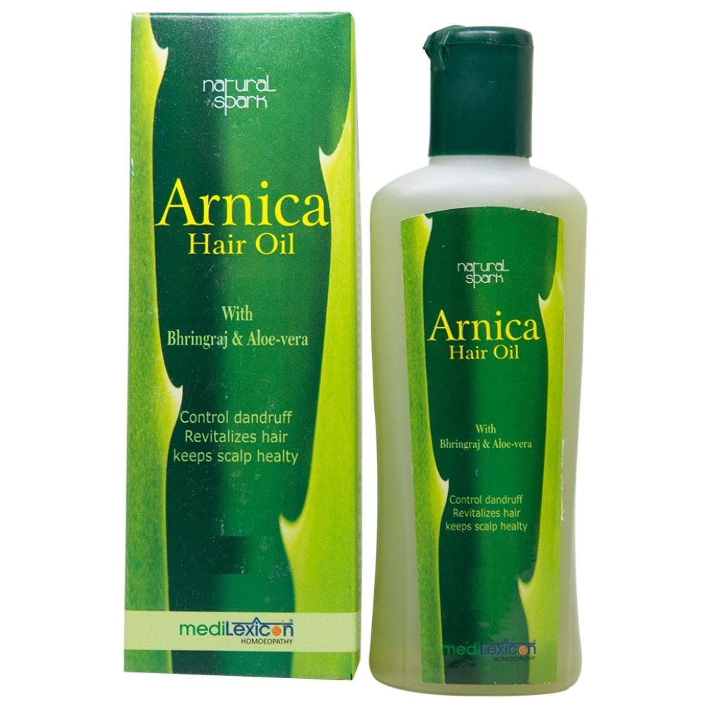 Medilexicon Arnica Hair Oil With Bhringraj & Aloe-Vera (200ml) Medilexicon Arnica Hair Oil With Bhringraj & Aloe-Vera (200ml)