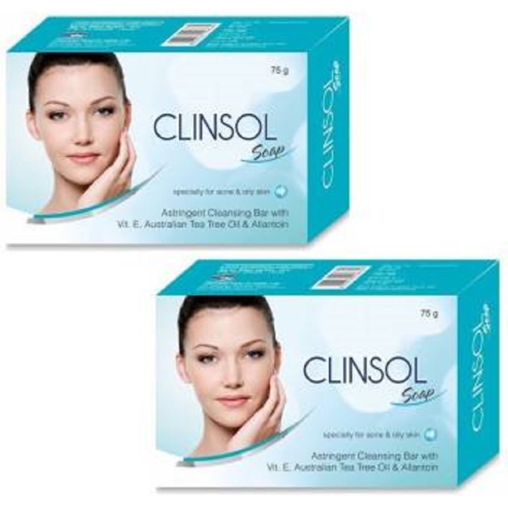 Leeford Clinsol Soap (75g, Pack of 2)