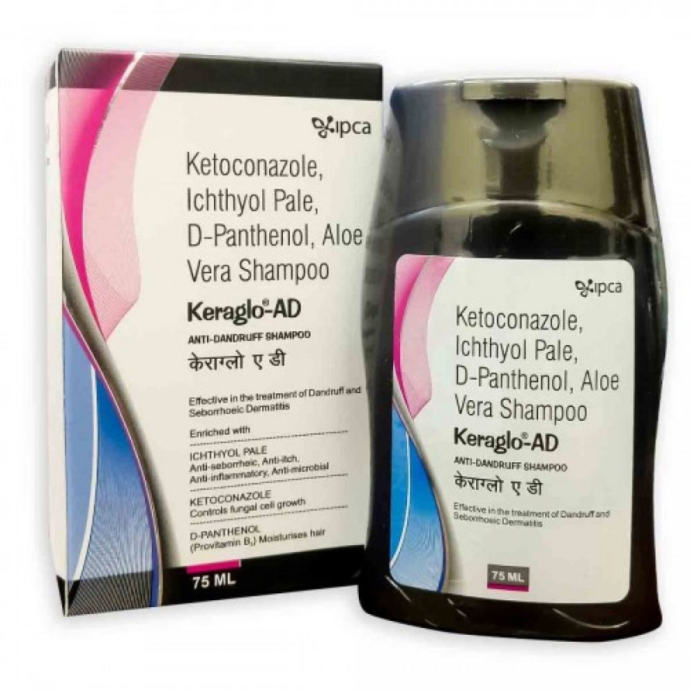 IPCA LAB Keraglo AD Anti Dandruff Shampoo (75ml) IPCA LAB Keraglo AD Anti Dandruff Shampoo (75ml)