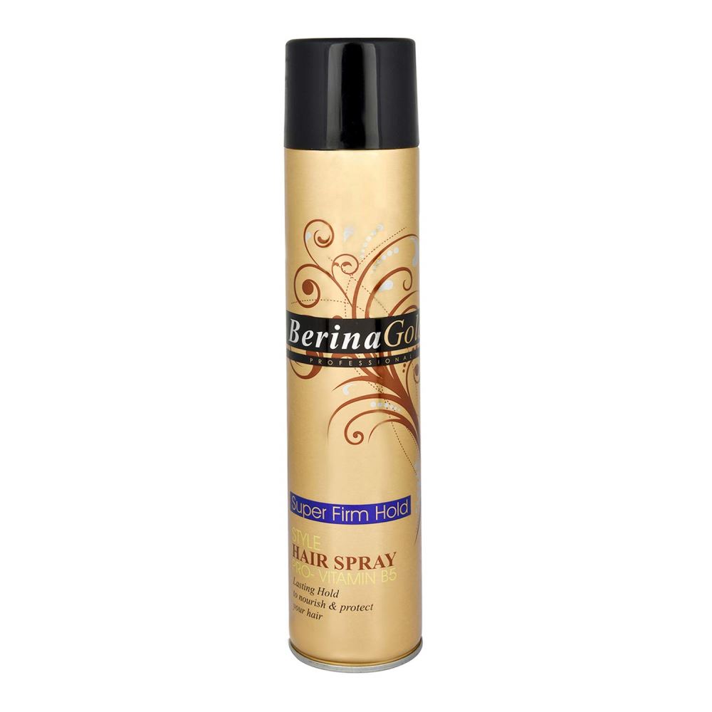 Berina Gold Super Firm Hold Hair Spray (450ml)