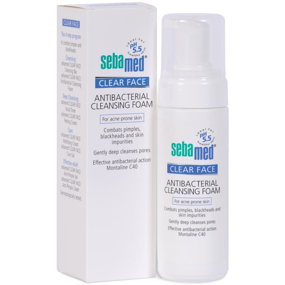 Sebamed Clear Face Cleansing Foam Antibacterial (50ml)