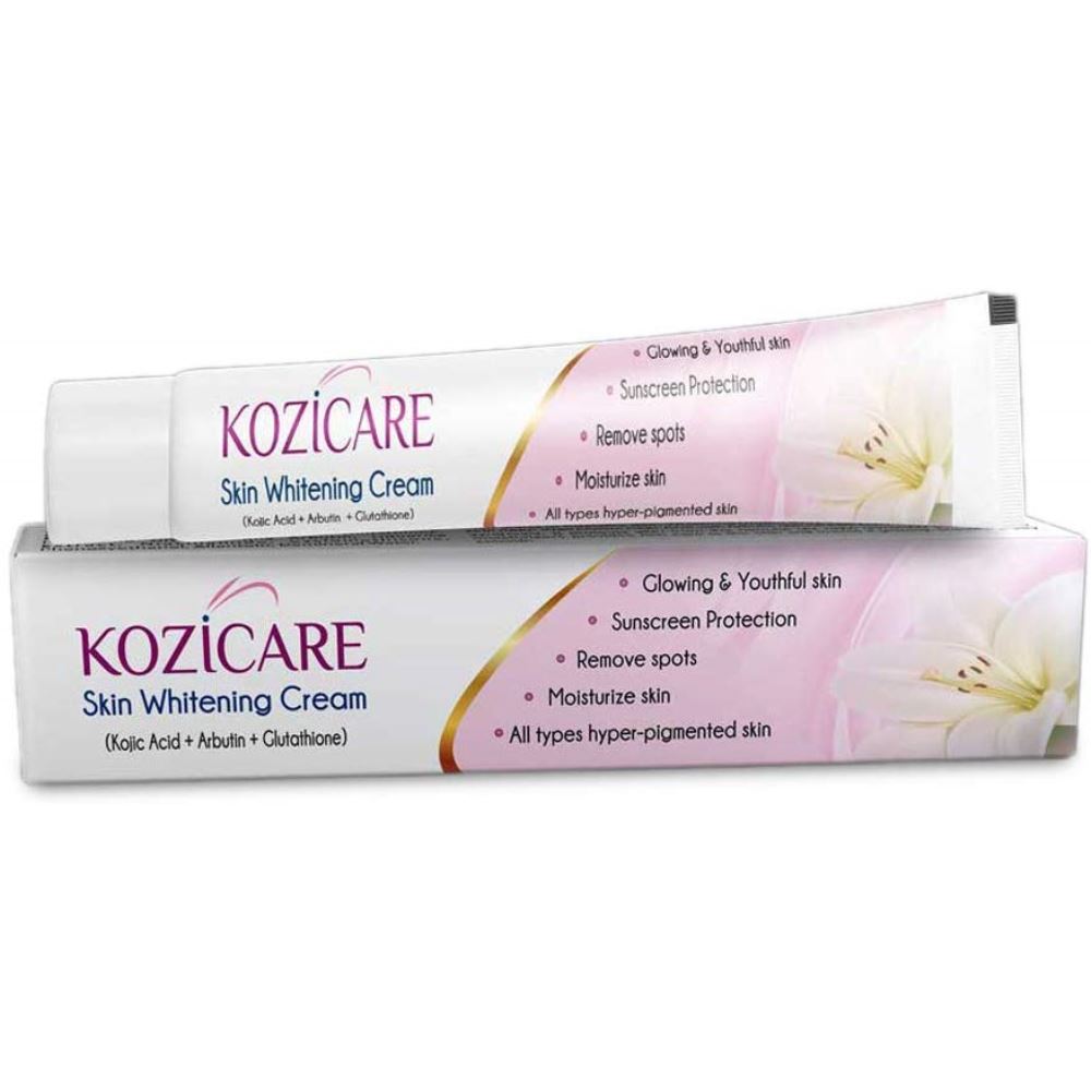 Healthvit Kozicare Skin Whitening Cream - For Whiter & Brighter Skin (15g)