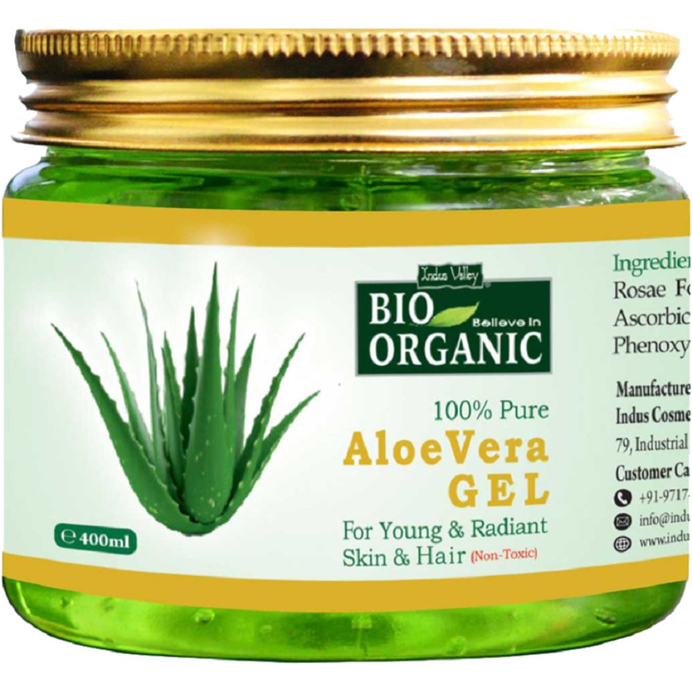 Indus valley Bio Organic Aloevera Gel (400ml)