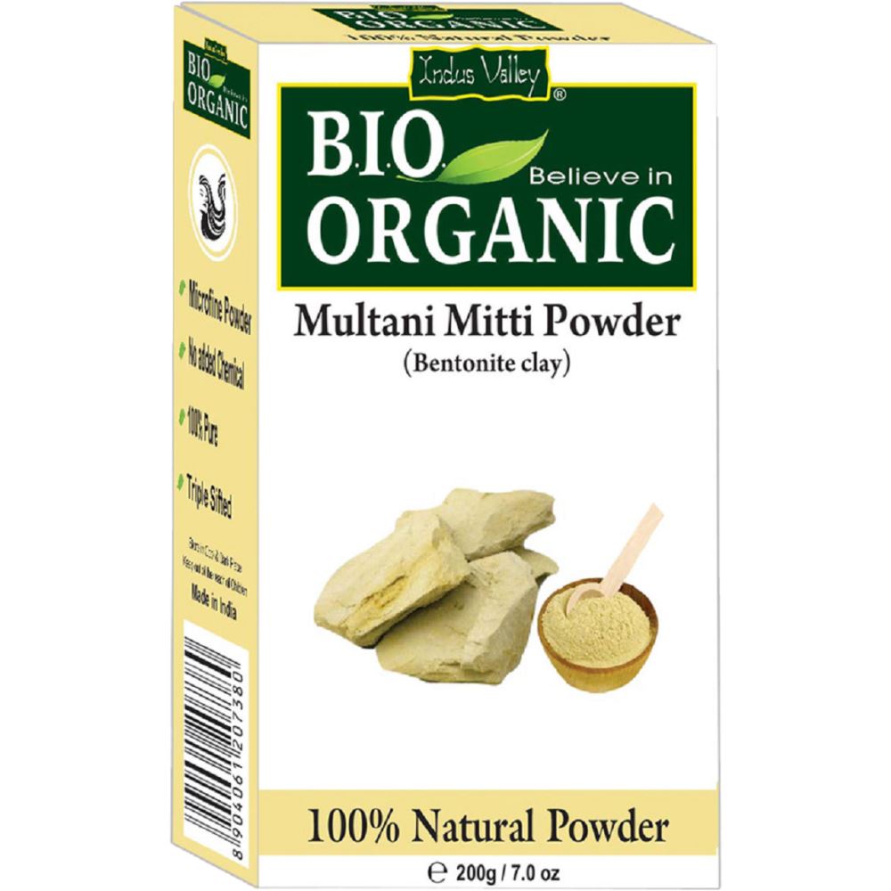 Indus valley Bio Organic Multani Mitti Powder (200g)