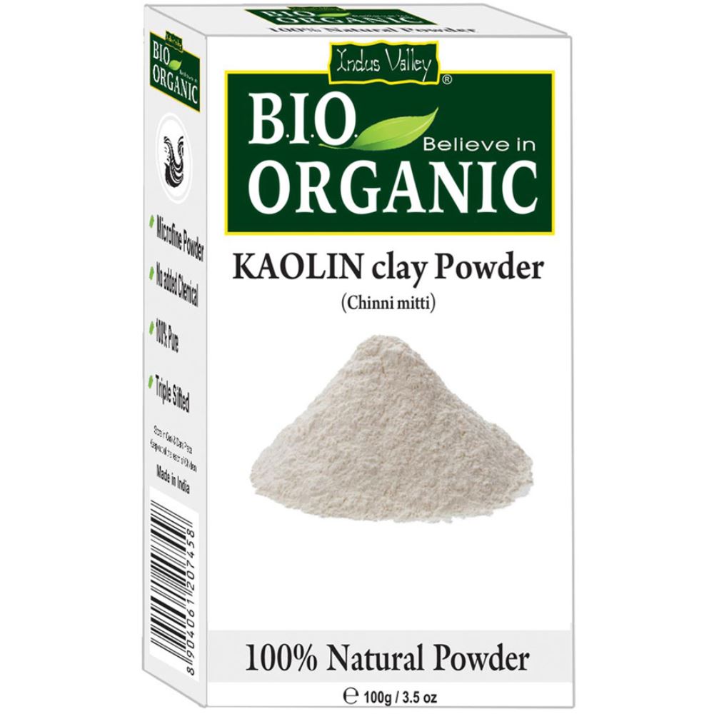 Indus valley Bio Organic Kaolin Face Pack Powder (100g)