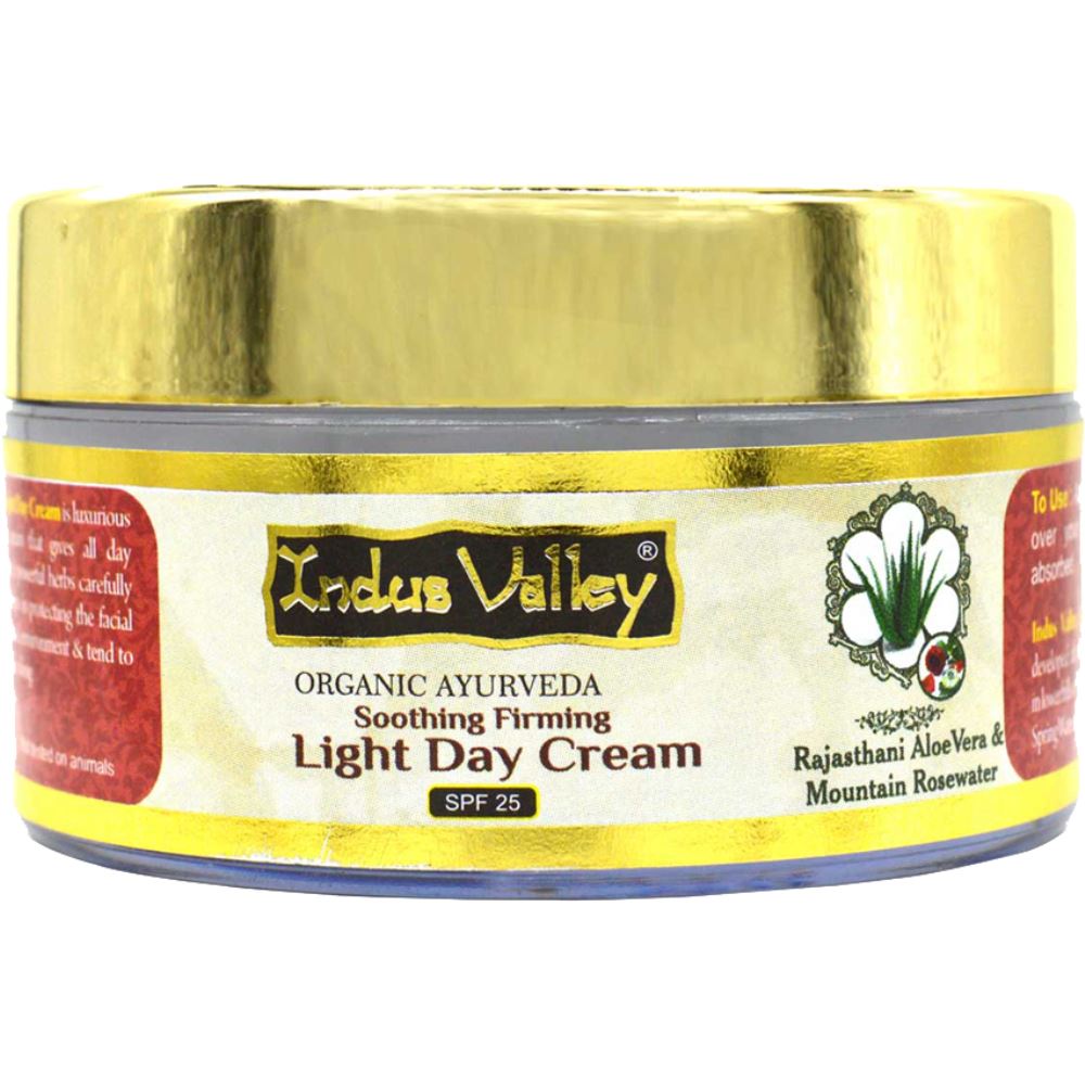 Indus valley Rajasthani Aloe And Mountain Rose Soothing & Firming Light Day Cream (50ml)
