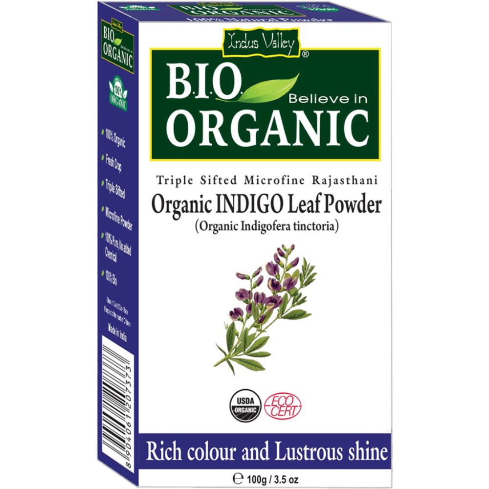 Indus valley Bio Organic Indigo Leaf Powder (100g)