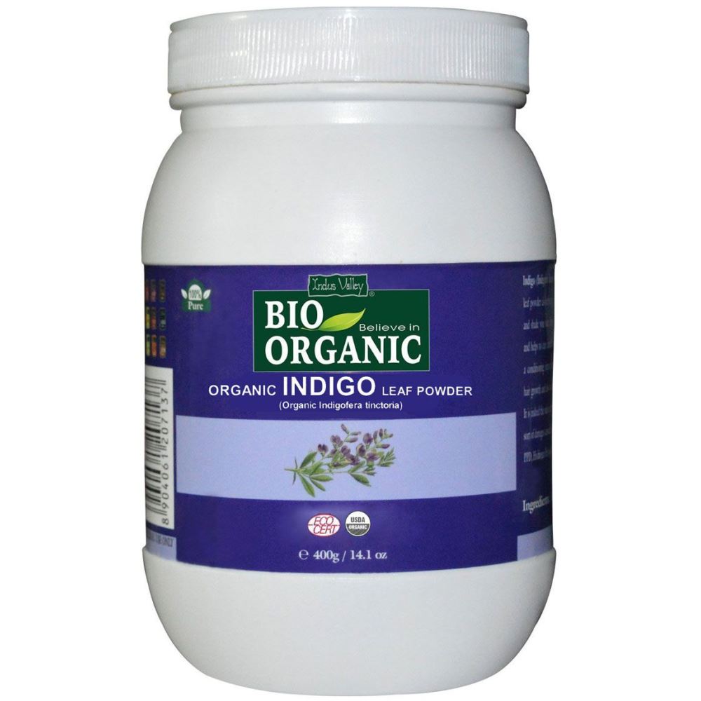 Indus valley Bio Organic Indigo Leaf Powder (400g)