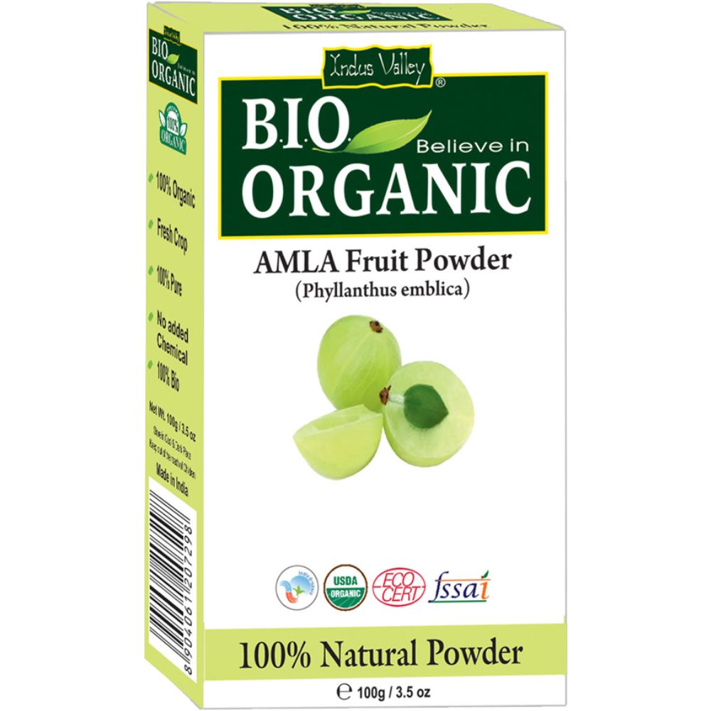 Indus valley Bio Organic Amla Powder (100g)