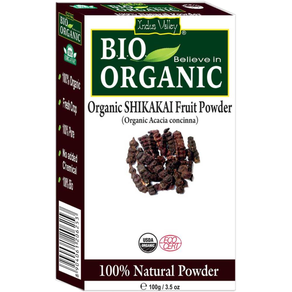 Indus valley Bio Organic Shikakai Powder (100g)