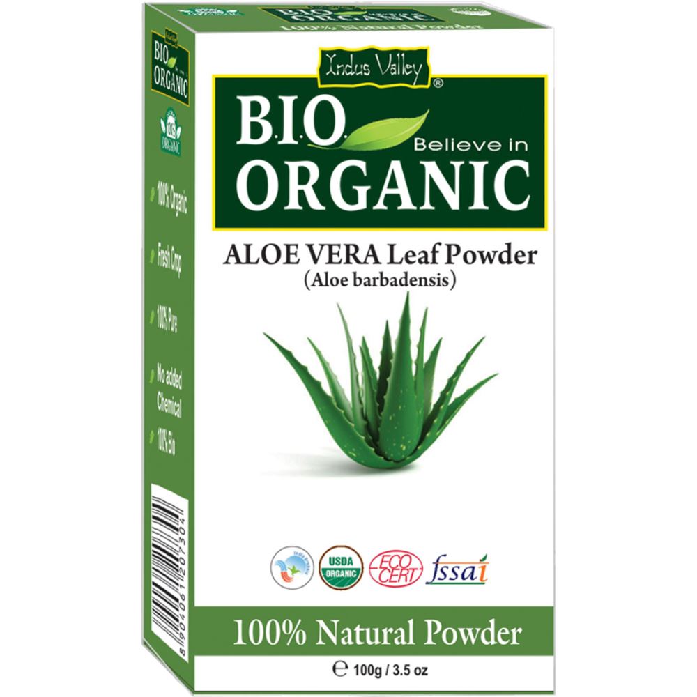 Indus valley Bio Organic Aloe Vera Powder (100g)