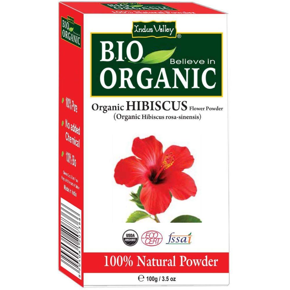 Indus valley Bio Organic Hibiscus Powder (100g)