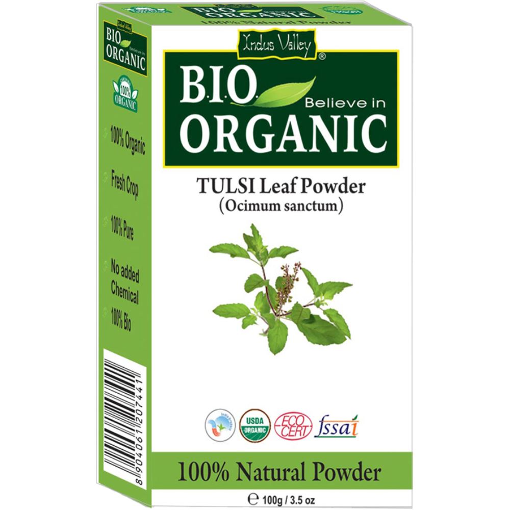 Indus valley Bio Organic Tulsi Powder (100g)