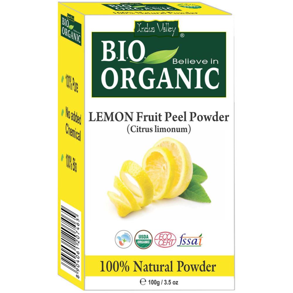 Indus valley Bio Organic Lemon Peel Powder (100g)