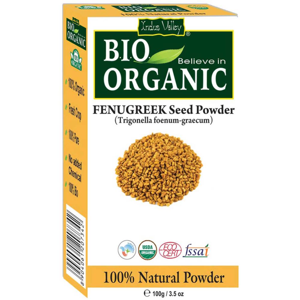 Indus valley Bio Organic Fenugreek Powder (100g)