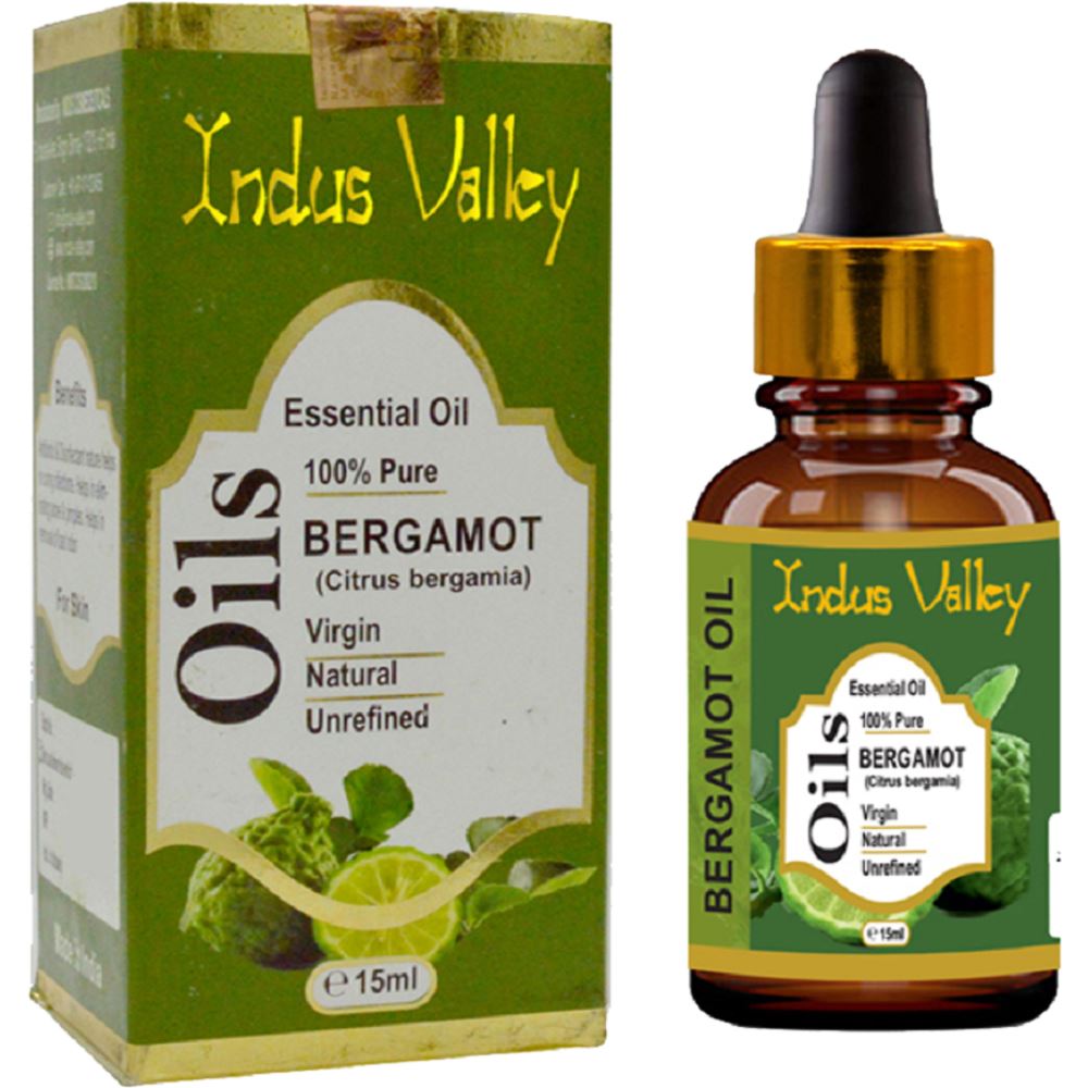 Indus valley Bio Organic Bergamot Essential Oil (15ml)