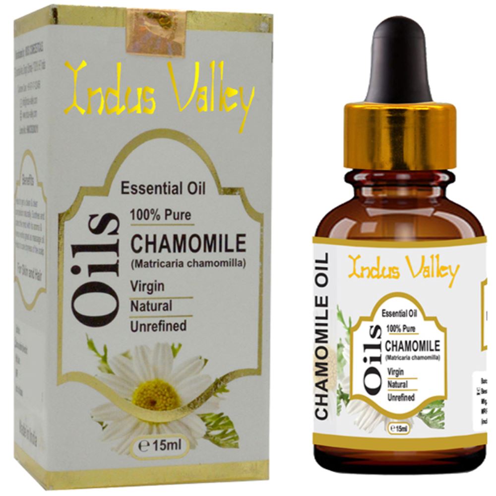 Indus valley Bio Organic Chamomile Essential Oil (15ml)