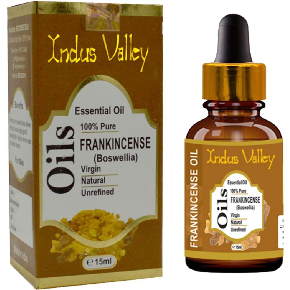 Indus valley Bio Organic Frankincense Essential Oil (15ml)
