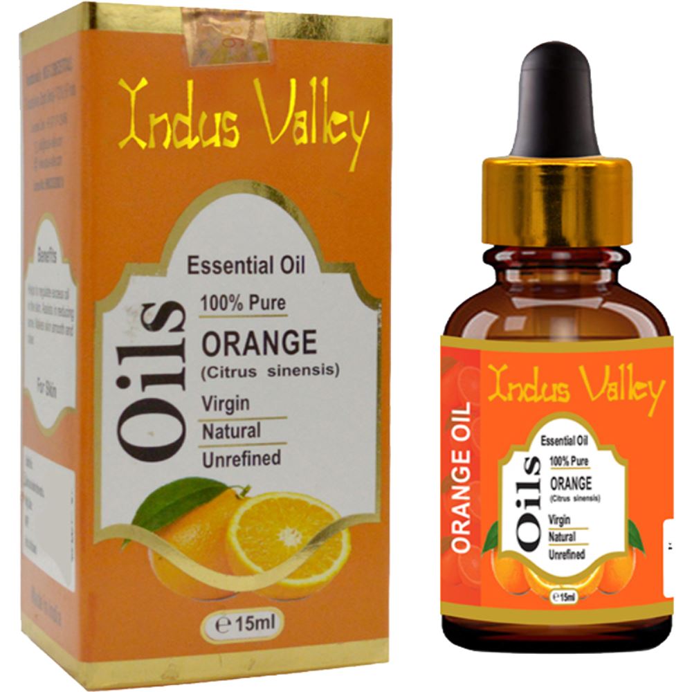 Indus valley Bio Organic Orange Essential Oil (15ml)