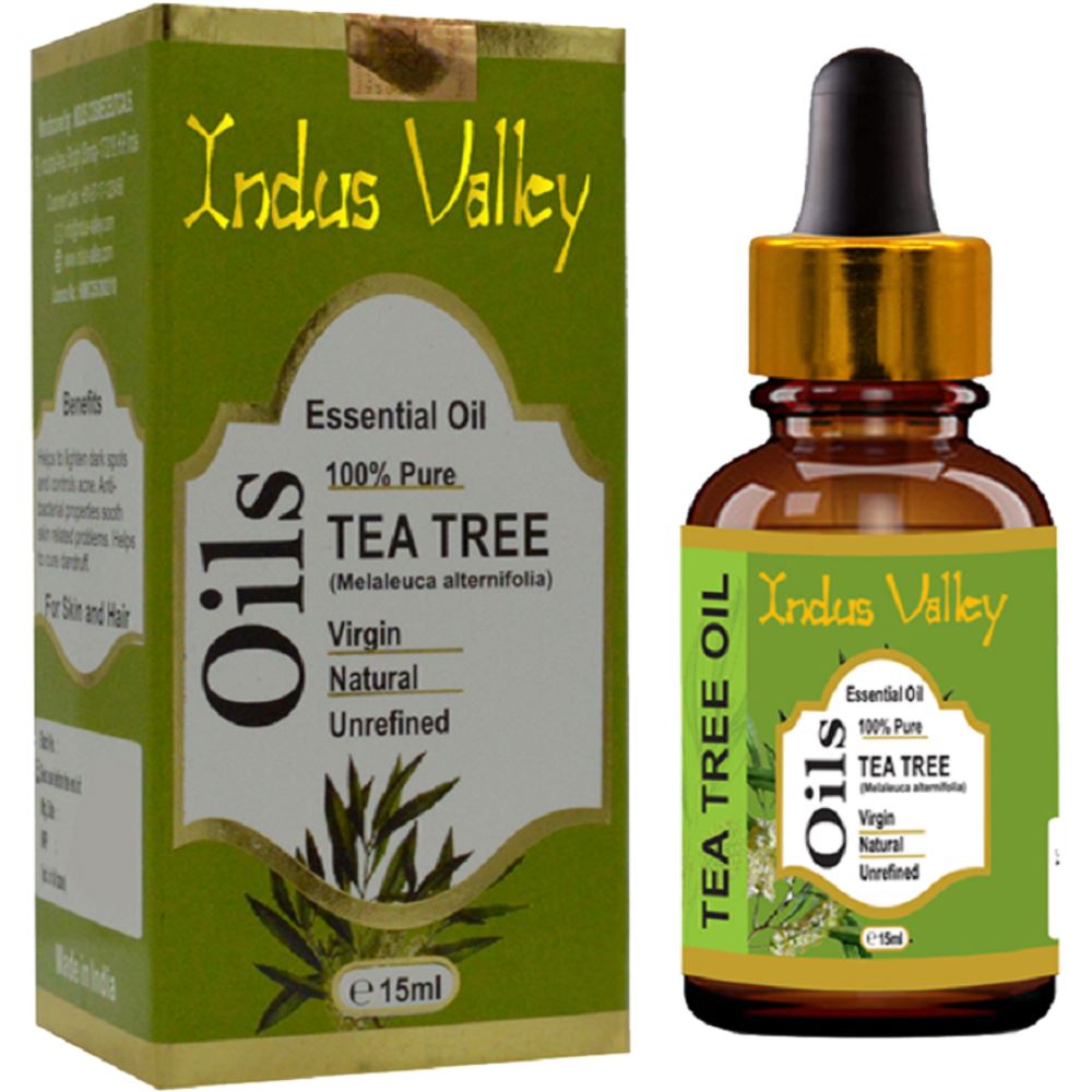 Indus valley Bio Organic Tea Tree Essential Oil (15ml)