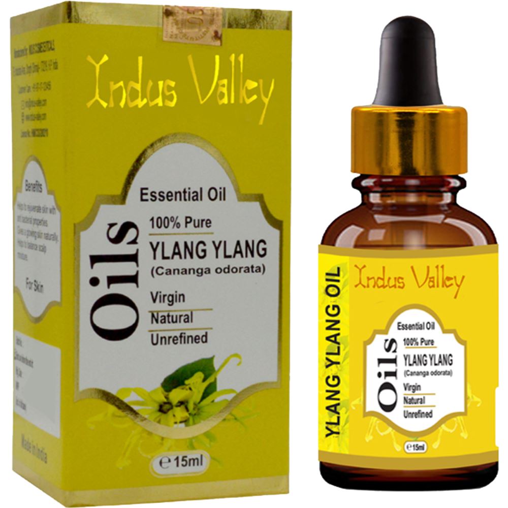 Indus valley Bio Organic Ylang Ylang Essential Oil (15ml)