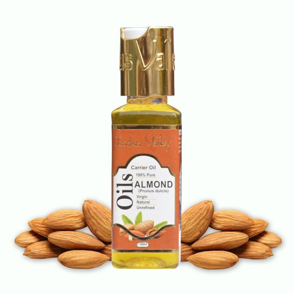 Indus valley Bio Organic Almond Carrier Oil (50ml)