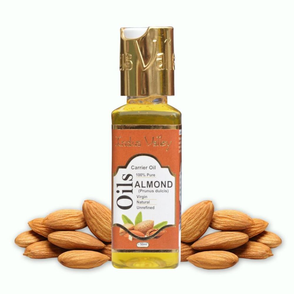 Indus valley Bio Organic Almond Carrier Oil (50ml) Indus valley Bio Organic Almond Carrier Oil (50ml)