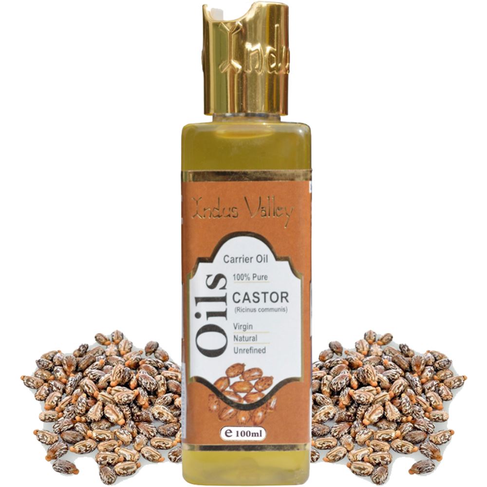 Indus valley Bio Organic Castor Carrier Oil (100ml)