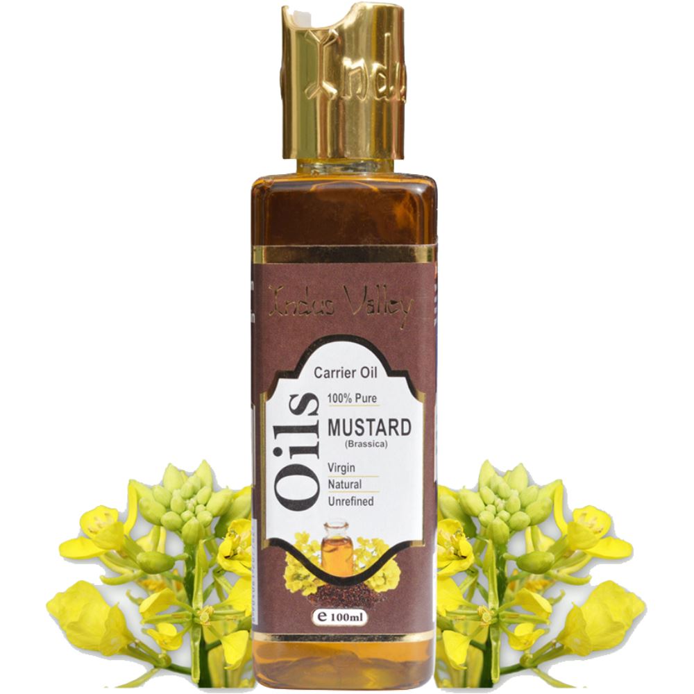 Indus valley Bio Organic Mustard Carrier Oil (100ml)