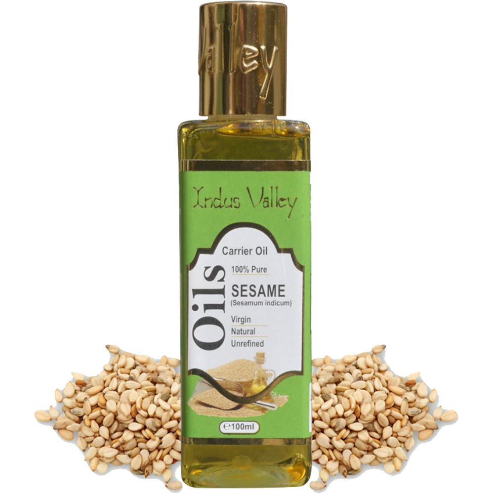 Indus valley Bio Organic Sesame Carrier Oil (100ml)