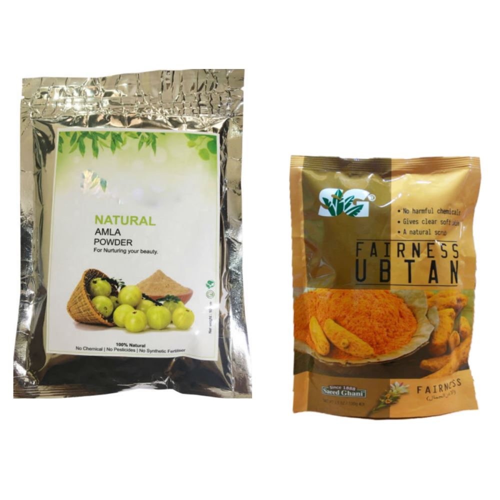 Indirang Amla Powder(100G) & Fairness Powder(100G) Combo Pack (1Pack)
