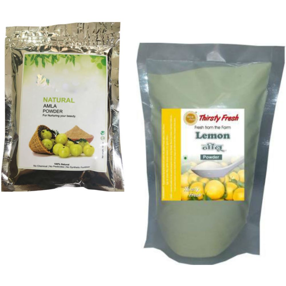 Indirang Amla Powder(100G) & Lemon Powder(100G) Combo Pack (1Pack)