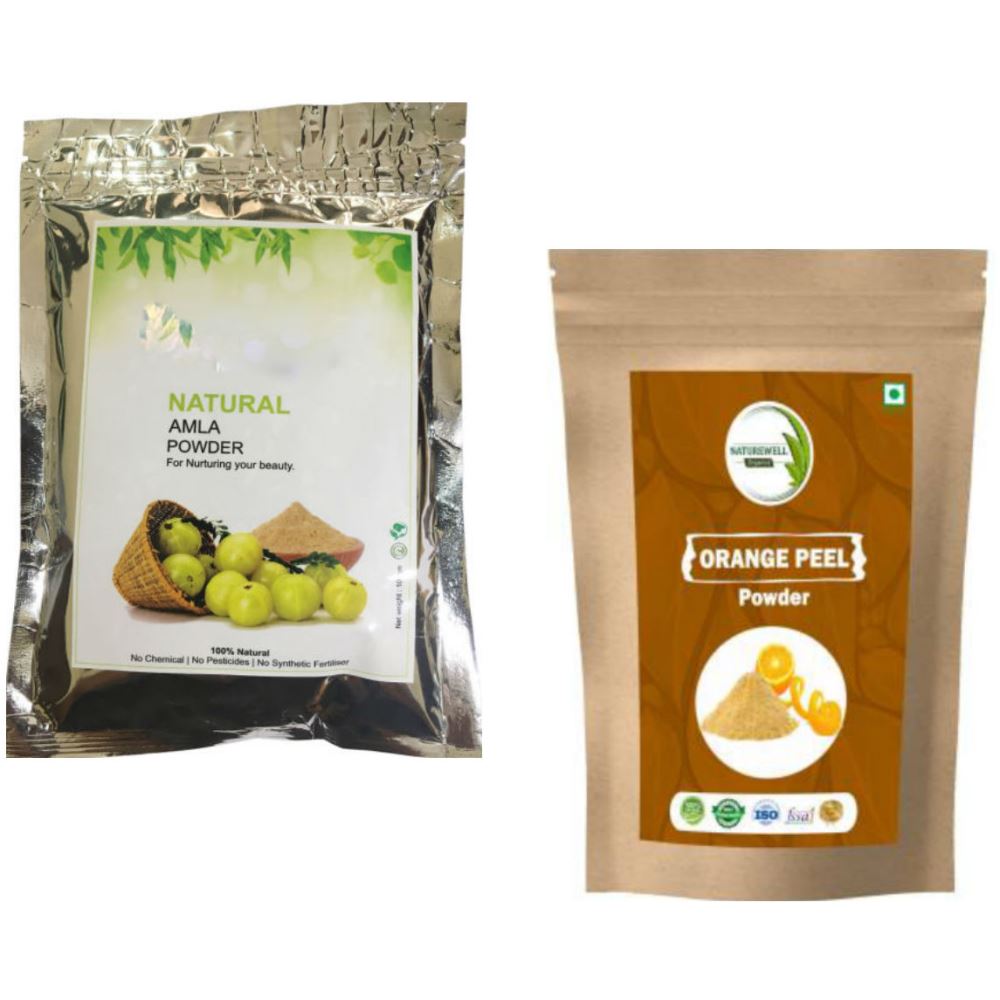Indirang Amla Powder(100G) & Orange Powder(100G) Combo Pack (1Pack)