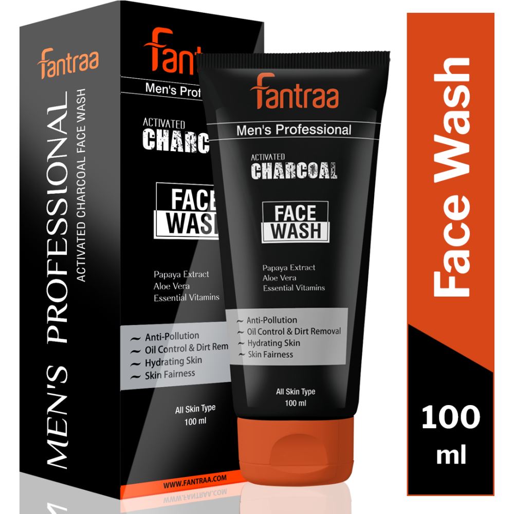 Fantraa Activated Charcoal Face Wash (100ml)