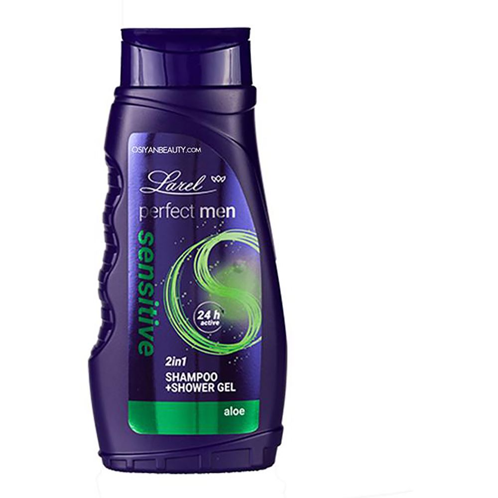 Larel Perfect Men Sensitive Shampoo&Shower Gel 2In1 Aloe (Made In Europe) (300ml)