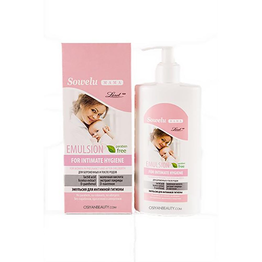 Larel Sowelu Mom Cosmetics Emulsion For Intimate Hygiene(Made In Europe) (300ml)
