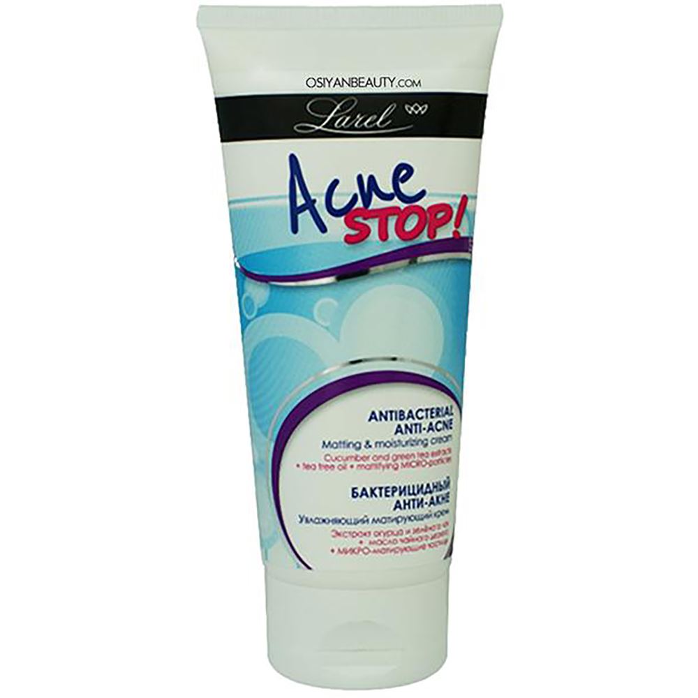 Larel Acne Stop Antibacterial Anti-Acne Matting And Moisturizing Cream(Made In Europe) (100ml)