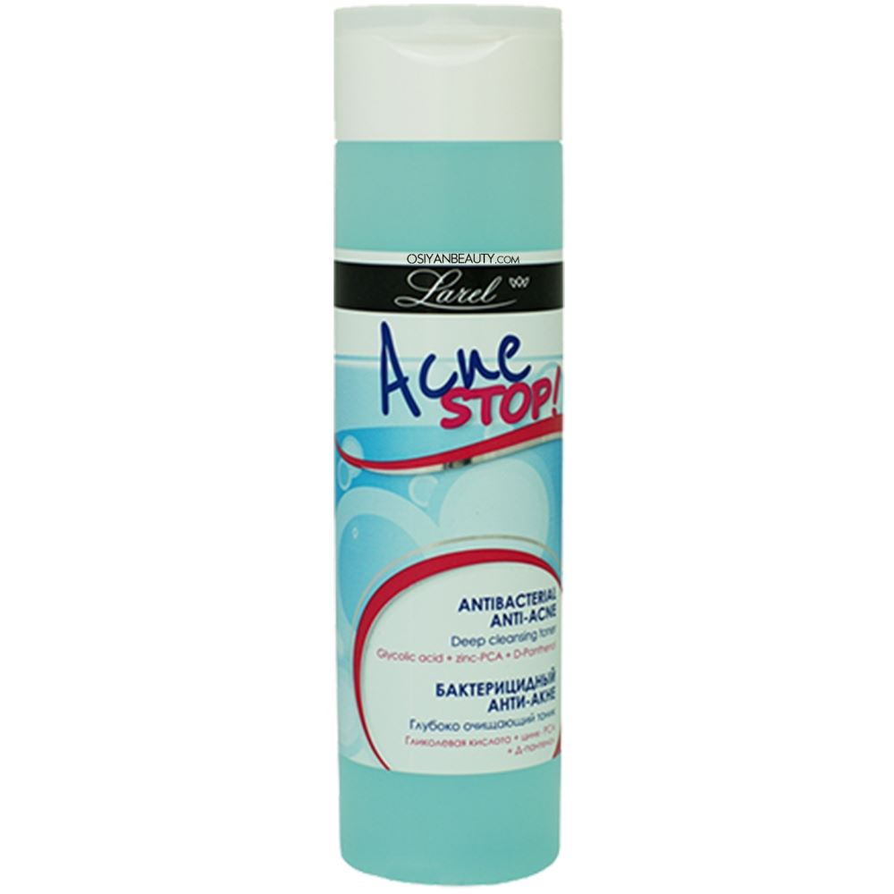 Larel Acne Stop Antibacterial Anti-Acne Deep Cleansing Toner(Made In Europe) (200ml)