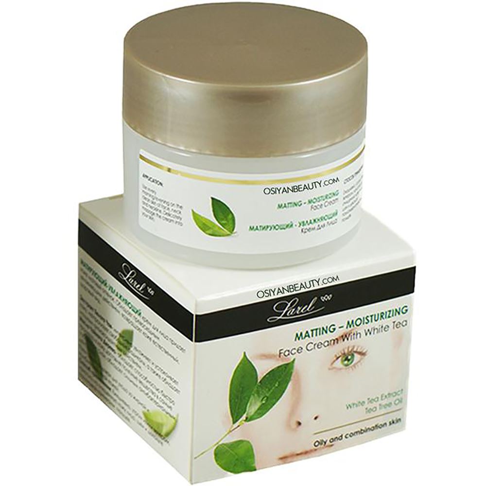 Larel Matting  Moisturizing Face Cream With White Tea(Made In Europe) (50ml)