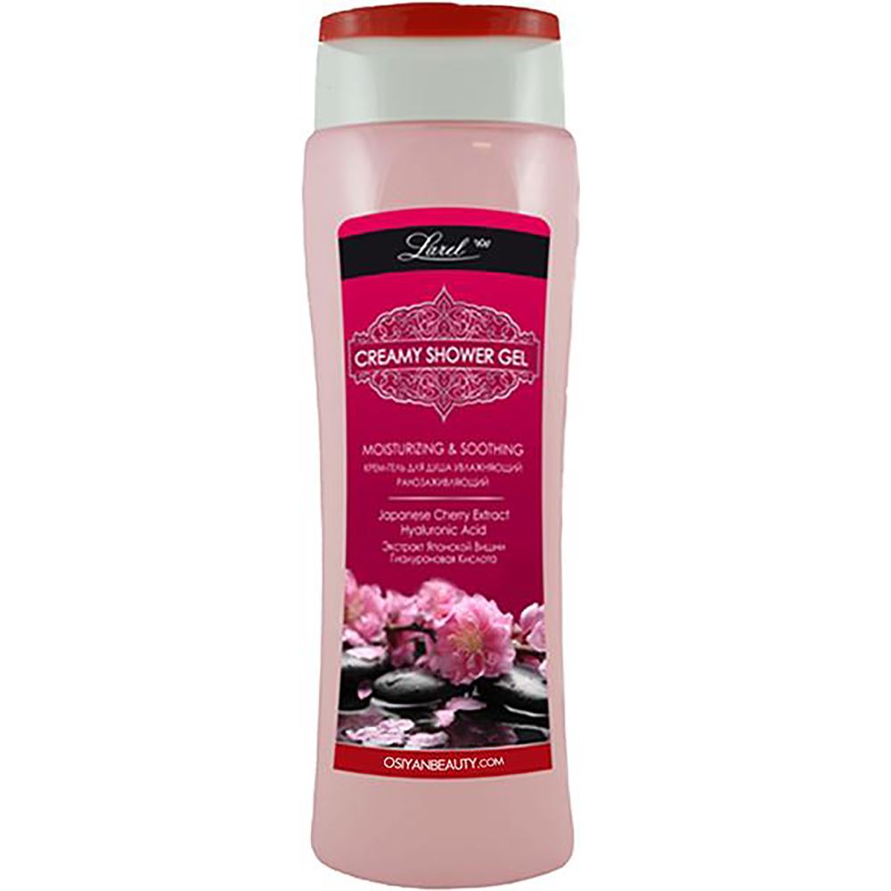Larel Moisturizing-Soothing Creamy Shower Gel With Japanese Cherry Extrac (Made In Europe) (400ml)