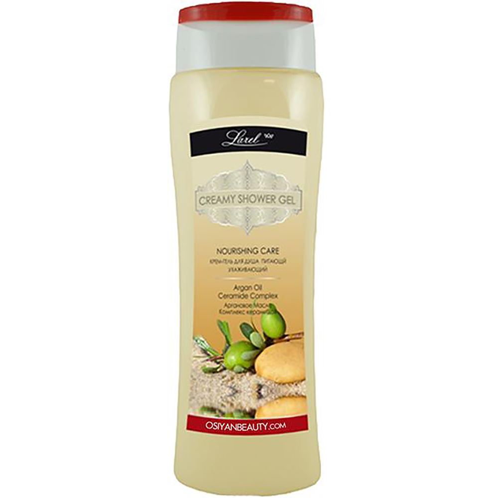 Larel Nourishing Creamy Shower Gel With Argan Oil And Ceramide Complex(Made In Europe) (400ml)