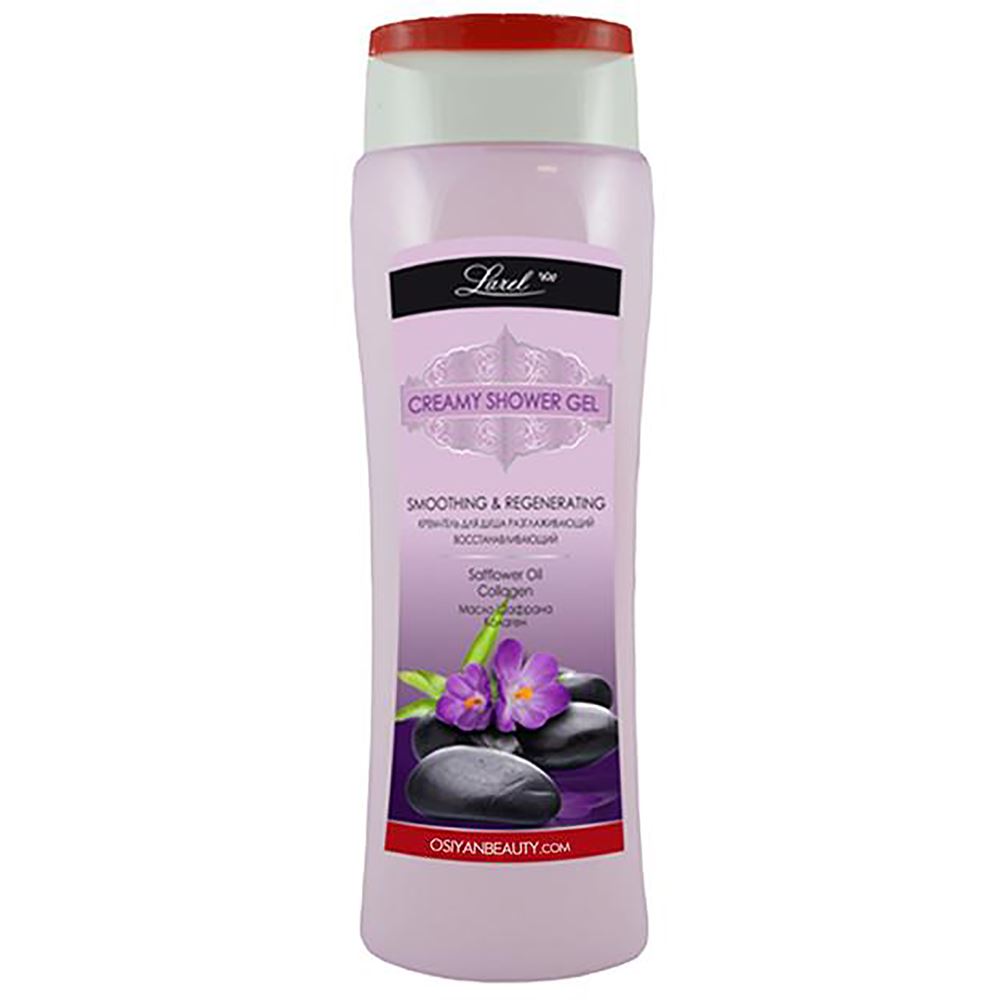 Larel Smoothing-Regenerating Creamy Shower Gel With Safflower Oil And Collagen(Made In Europe) (400ml)