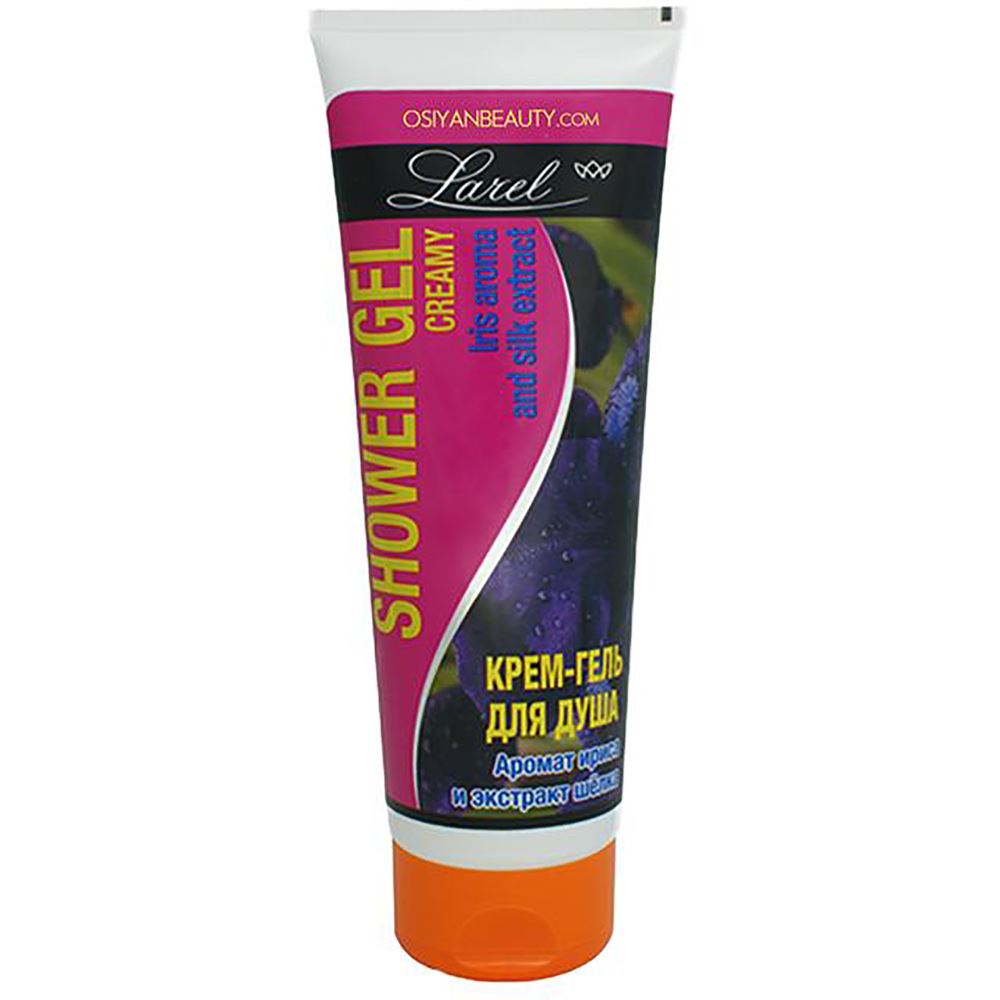 Larel Shower Gel-Iris Aroma And Silk Extract(Made In Europe) (200ml)
