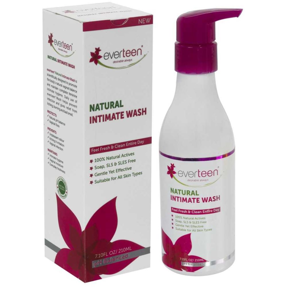 Everteen Natural Intimate Wash For Women {Feminine Hygiene In Women} (210ml)