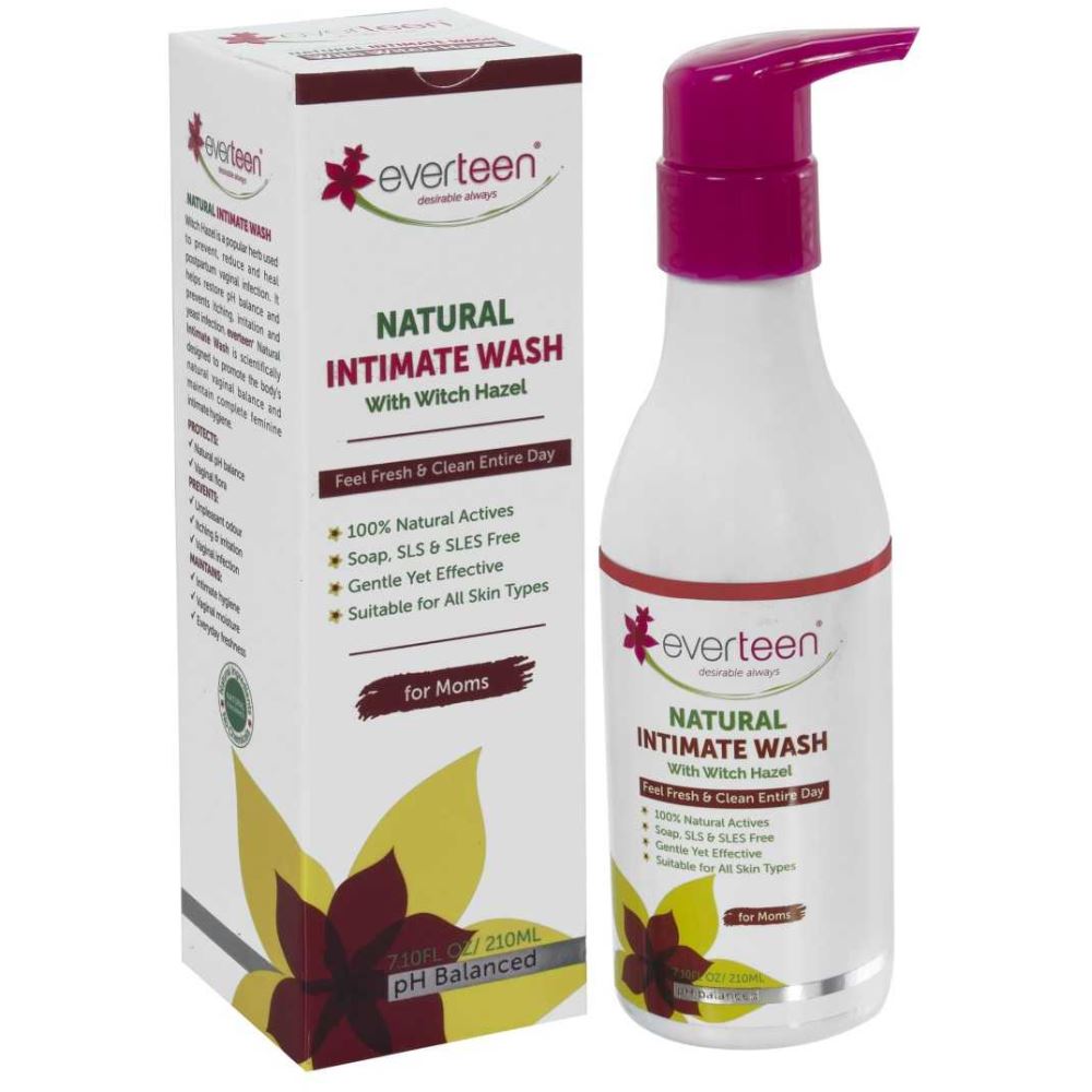 Everteen Witch Hazel Natural Intimate Wash For Moms {Feminine Hygiene In Moms} (210ml)